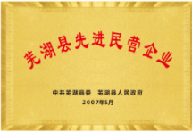Wuhu Advanced Private Company Honor